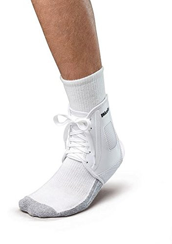 NEW Mueller XLP All Sport Soccer Lace Up Ankle Wrap Support Brace XXS White