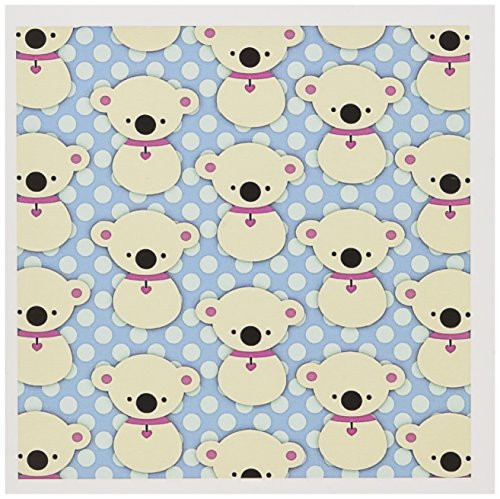 3dRose Cute koala bear with blue polka dots  Greeting Cards 6 x 6 inches set of 12 gc264302 3dRose Cute koala bear with blue polka dots  Greeting Cards 6 x 6 inches set of 12 gc264302