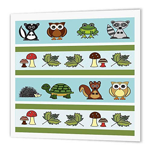 3dRose ht138063 Cute Woodland Creatures Forest Print Iron on Heat Transfer for White Material 10 by 10Inch 3dRose ht138063 Cute Woodland Creatures Forest Print Iron on Heat Transfer for White Material 10 by 10Inch