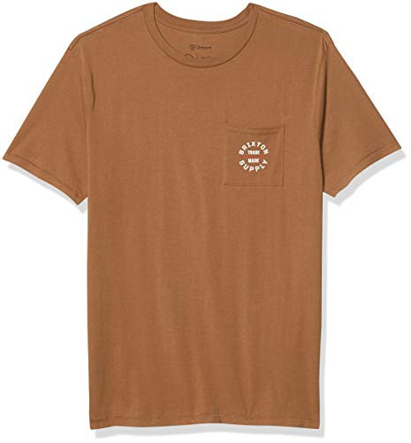 Brixton Mens Oath VII SS PKT Coconut L
