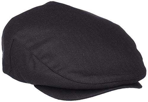 Brixton Mens Hooligan Driver Snap Hat Black herringbone Medium