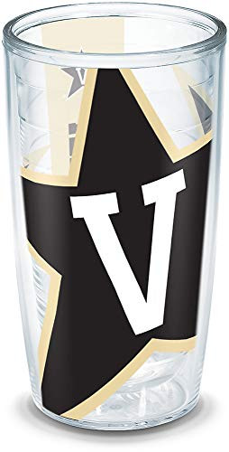 Tervis Vanderbilt University Colossal Wrap Individual Tumbler 16 oz Clear