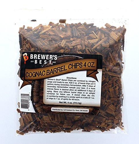 Brewers Best Barrel Chips Cognac Barrel  4 Ounces
