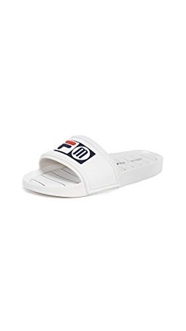 Melissa Womens x Fila Slides WhiteBlue 8 Medium US