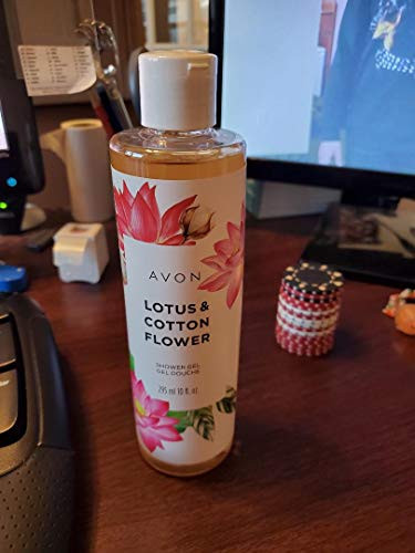 Avon Lotus  Cotton Flower Shower Gel 10 fl oz