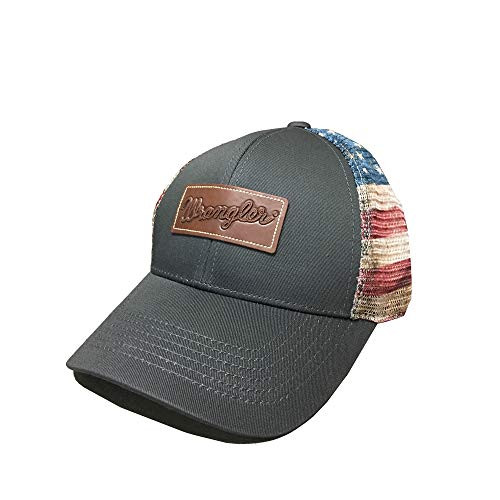 Wrangler Mens Baseball Cap Gray ONE Size FITS Most