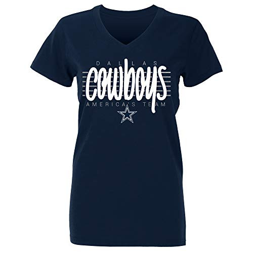 Dallas Cowboys NFL Fiona Americas Team VNeck Tee