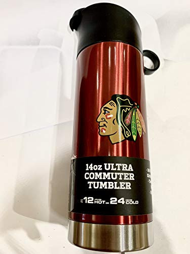 Chicago Blackhawks Boelter Ultra 14 oz Commuter Mug Hot for 12 hoursB