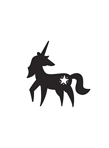 Darice Unicorn 425 x 575 inches Embossing Folder Clear