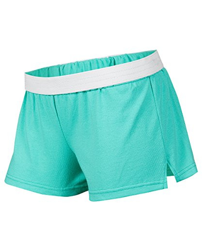 Soffe Juniors Low Rise Authentic Cheer Short Bright Turq Medium