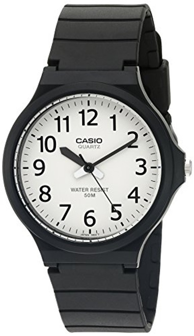 Casio Mens Easy To Read Quartz Black Casual Watch Model MW2407BV