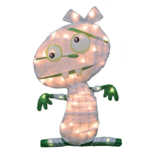 Product Works 24Inch PreLit 2D Victoria Hutto Mummy Yard Decoration 35 Lights Product Works 24Inch PreLit 2D Victoria Hutto Mummy Yard Decoration 35 Lights