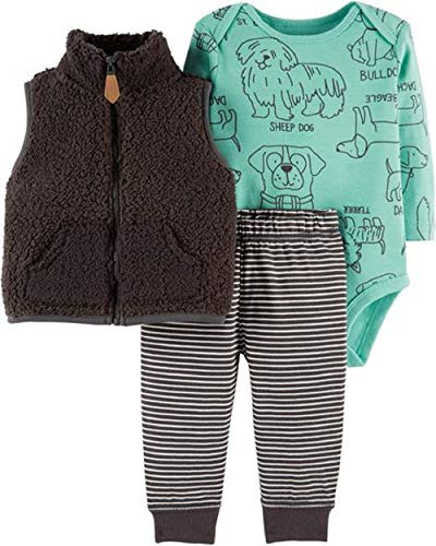 Carters 3Piece Little Vest Set Size NB