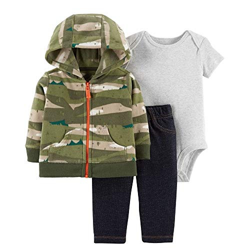 Carters Baby Boys 3Piece Little Jacket Set Camo 24 Months