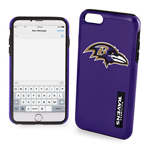 Forever Collectibles Licensed NFL Cell Phone Case for Apple iPhone 66s 47 Screen Only  Retail Packaging  Baltimore Ravens