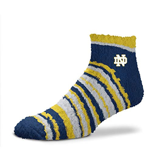 For Bare Feet Notre Dame Fighting Irish Muchas Rayas Ultra Soft Sleep Socks  One Size Fits Most