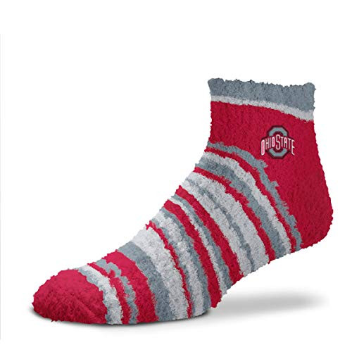 For Bare Feet Ohio State Buckeyes Muchas Rayas Ultra Soft Sleep Socks  One Size Fits Most