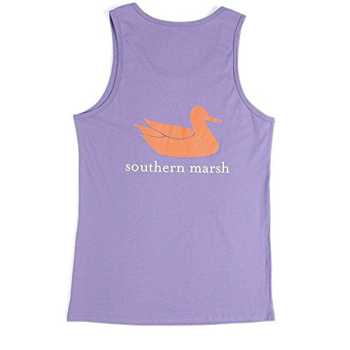 Southern Marsh Authentic  Tank Lilac with Orange Medium