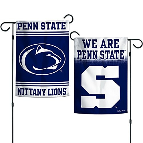 Elite Fan Shop Penn State Nittany Lions Garden Flag 125x18  Navy