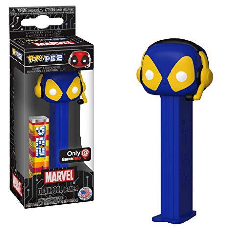 Funko Pop! Pez Marvel  Blue Deadpool Gamer Exclusive