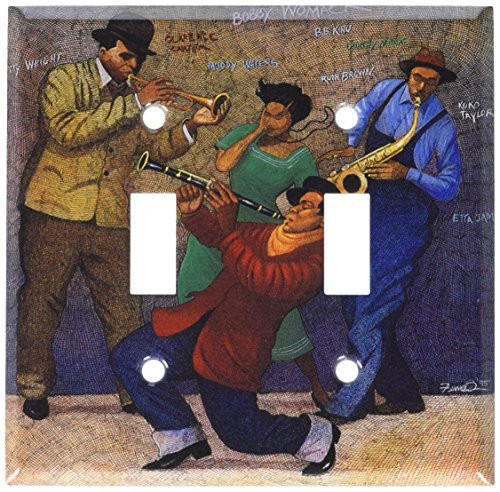 Art Plates - Blues Switch Plate - Double Toggle