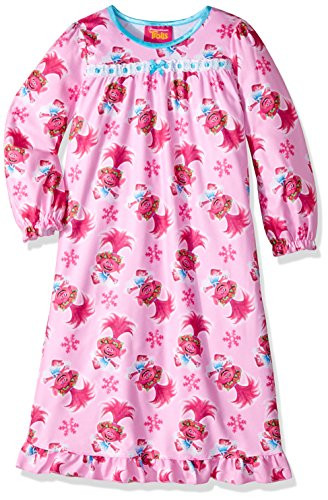 DreamWorks Girls Toddler Trolls Nightgown Poppy Baby Pink 2T