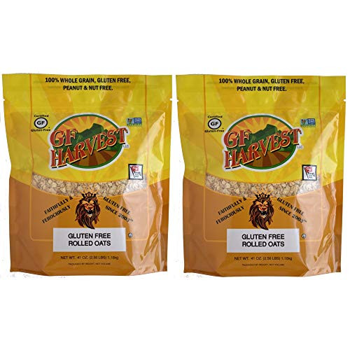 GF Harvest Gluten Free PureOats Rolled Oats 41 oz Bag 2 Count