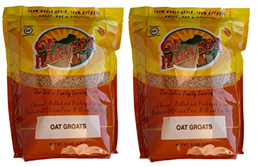 GF Harvest Gluten Free PureOats Oat Groats Bag NonGMO 5 lbs 2 Count