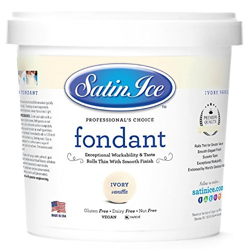 Satin Ice Ivory Fondant Vanilla 5 Pounds