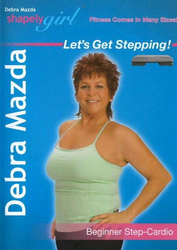 Shapely Girl Lets Get Stepping with Debra Mazda  Beginner Step Cardio Workout