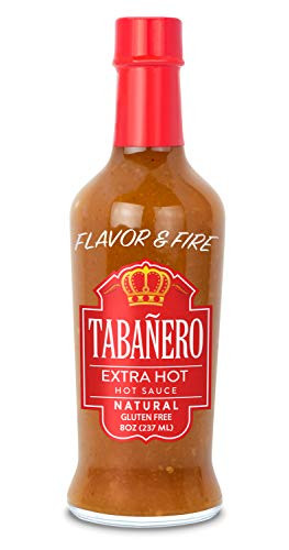 Tabañero ExtraHot Hot Sauce Gluten Free 8oz Bottle