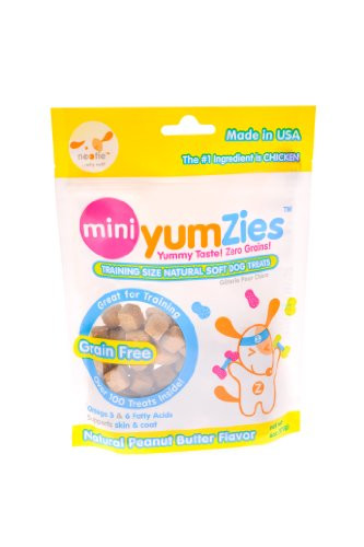 Nootie Mini Yumzies Natural Peanut Butter Flavor Dog Treats