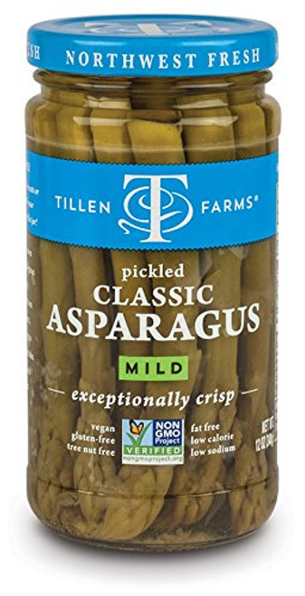 Tillen Farms Veggies Pickled Crispy Asparagus 12 Ounce Pack of 4 Tillen Farms Veggies Pickled Crispy Asparagus 12 Ounce Pack of 4