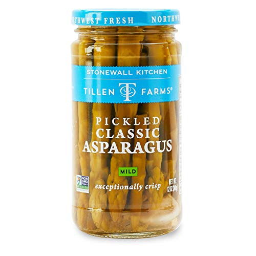Tillen Farms Mild Pickled Asparagus 12 Ounce Pack of 6 Tillen Farms Mild Pickled Asparagus 12 Ounce Pack of 6