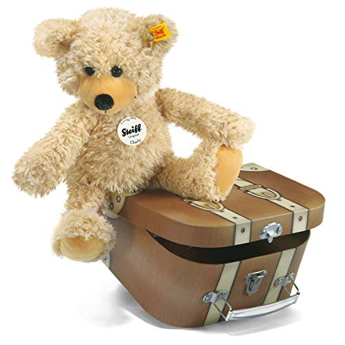 Steiff Charly Dangling Teddy Bear in Suitcase