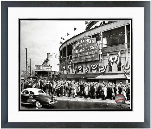 MLB Wrigley Field Chicago Cubs 1945 Stadium Photo Size 125 x 155 Framed MLB Wrigley Field Chicago Cubs 1945 Stadium Photo Size 125 x 155 Framed