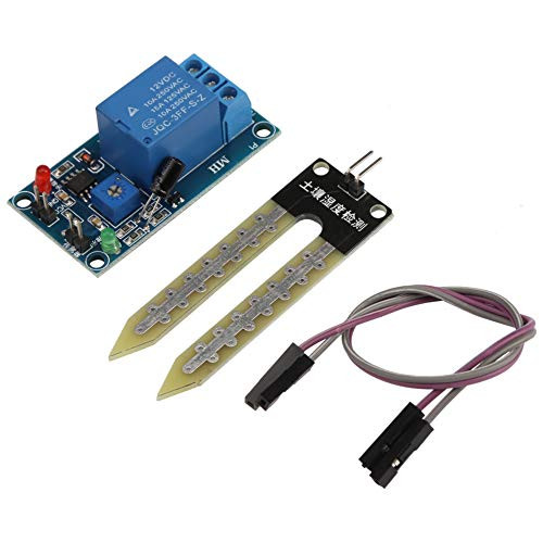 SANON Soil Moisture Sensor DC 12V Relay Control Module for Automatic Watering Switch