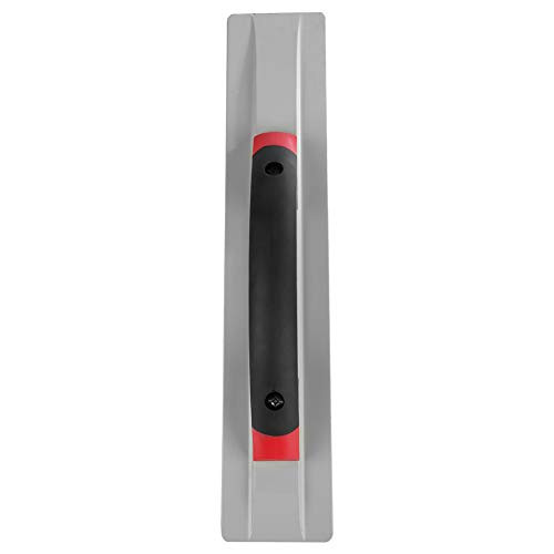 SANON Magnesium Alloy Plastering Trowel with Plastic Handle Professional Plastering Skimming Trowel Tile Flooring Grout Float Tiling Tool 161 x 31 inch