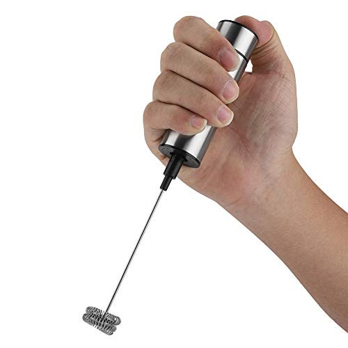 Dibiao Milk Frother HandheldHandheld Electric Milk Frother Coffee Foam Maker with SingleDouble Head Stainless Steel Whisks Milk Frother Electric