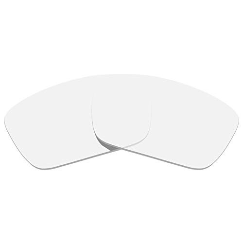 Glintbay PreciseFit Replacement Sunglass Lenses for Oakley Fuel Cell OO9096  Crystal Clear Nonpolarized
