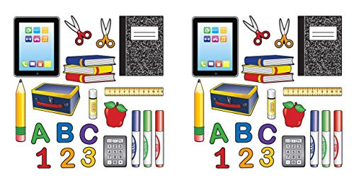Beistle 54892 School Days Cutouts (40 Piece) 4.25" -13" Multicolor