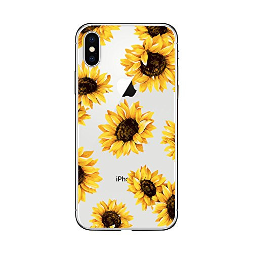 iPhone SE 2020 CaseiPhone 8 CaseiPhone 7 CaseLovely Flower Style Soft TPU Protective Clear iPhone SE 2020 CaseiPhone 8 CaseiPhone 7 Case by FancyCase Sunflower Style