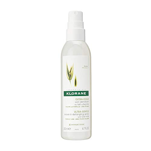 Klorane UltraGentle Leavein Detangling Spray with Oat Milk For the Entire Family Fine to Normal Hair 67 oz