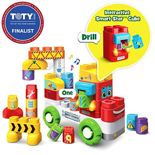 LeapFrog LeapBuilders 123 FixIt Truck Interactive Learning Blocks Playset