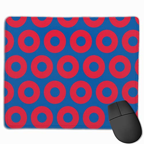 Mouse Pad Phish Circles Mousepad NonSlip Rubber Gaming Mat Rectangle Mouse Pad
