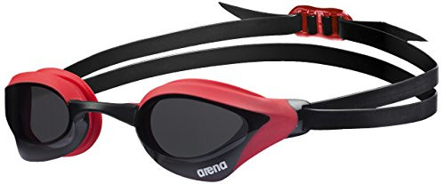arena Cobra Core Swim Goggles Smoke  Red NonMirror