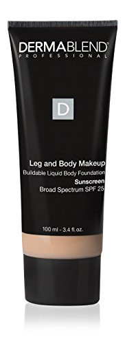 Dermablend Leg and Body Makeup Foundation with SPF 25 10N Fair Ivory 34 Fl Oz