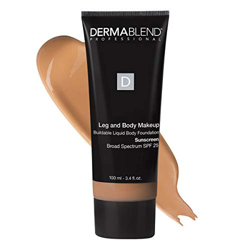 Dermablend Leg and Body Makeup Foundation with SPF 25 40N Medium Natural 34 Fl Oz