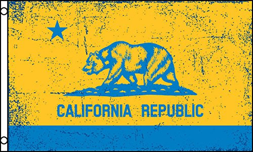 AZ FLAG California Blue and Gold Flag 3 x 5  Californian Flags 90 x 150 cm  Banner 3x5 ft
