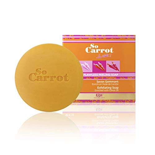 Fair  White So Carrot Exfoliating Soap 200g  7oz  Bar Soap for Face and Body Exfoliate  Nourish Skin Brightening Treatment for Dark Spots and Hyperpigmentation with Carrot Oil